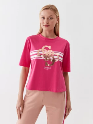Guess T-Shirt V3YI11 I3Z14 Różowy Regular Fit