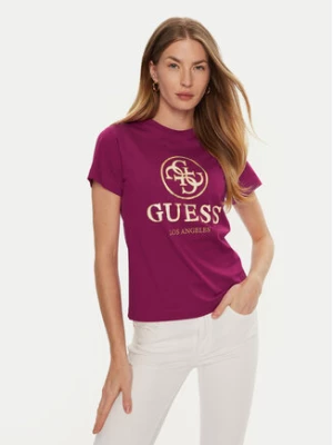 Guess T-Shirt V4BI00 I3Z14 Różowy Regular Fit