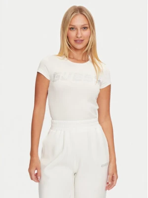 Zdjęcie produktu Guess T-Shirt V4BI16 KCIV1 Écru Regular Fit Kremowy