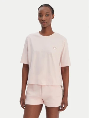 Guess T-Shirt V4BI21 I3Z14 Różowy Relaxed Fit
