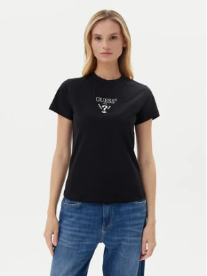 Guess T-Shirt V4YI21 KCDH1 Czarny Slim Fit