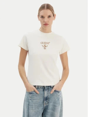 Zdjęcie produktu Guess T-Shirt V4YI21 KCDH1 Écru Regular Fit