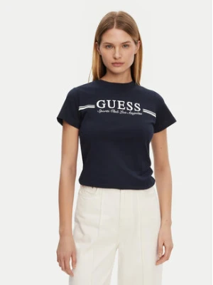 Guess T-Shirt V5GI03 I3Z14 Granatowy Regular Fit