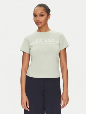 Guess T-Shirt V5GI03 I3Z14 Zielony Regular Fit