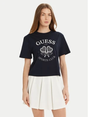 Guess T-Shirt V5GI04 I3Z14 Granatowy Regular Fit