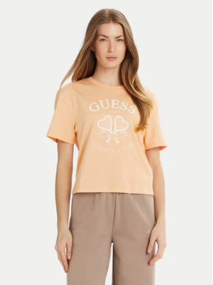 Guess T-Shirt V5GI04 I3Z14 Pomarańczowy Regular Fit