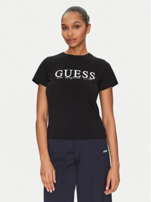 Guess T-Shirt V5GI15 J1314 Czarny Slim Fit