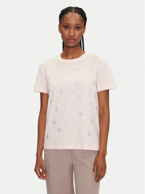 Guess T-Shirt V5GI16 I3Z14 Różowy Regular Fit