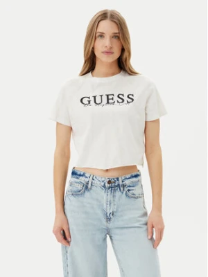 Guess T-Shirt V5GI19 I3Z14 Écru Regular Fit