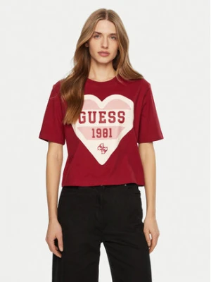 Guess T-Shirt V5RI01 I3Z14 Beżowy Regular Fit