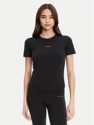 Guess T-Shirt V5RI10 KCD02 Czarny Regular Fit