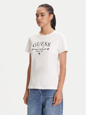 Guess T-Shirt V5YI03 I3Z14 Biały Regular Fit