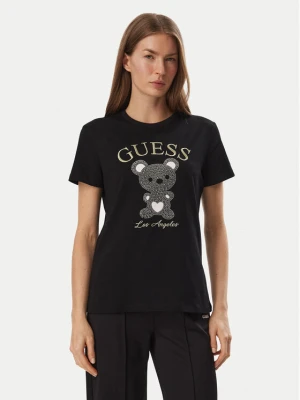Guess T-Shirt V6BI28 K9360 Czarny Regular Fit
