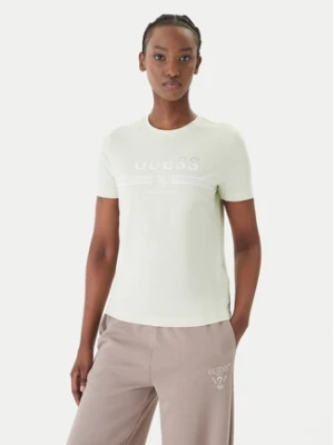 Guess T-Shirt V6GI07 K2968 Zielony Regular Fit