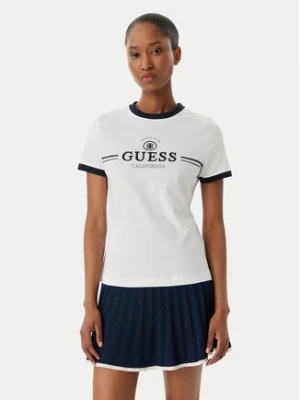 Guess T-Shirt V6GI08 K2975 Biały Regular Fit