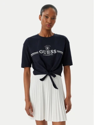 Guess T-Shirt V6GI20 K3509 Granatowy Regular Fit