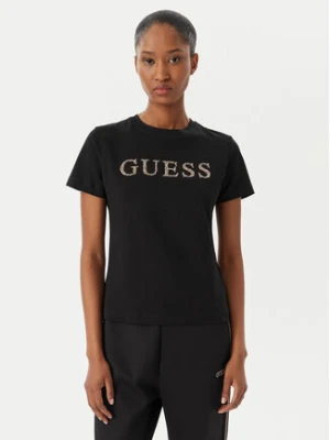 Guess T-Shirt V6RI20 J1314 Czarny Regular Fit