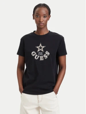 Guess T-Shirt V6YI04 K4268 Czarny Regular Fit
