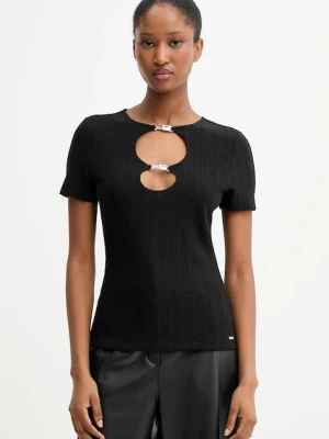 Guess t-shirt VALERIA damski kolor czarny W5YP09 KCXS1