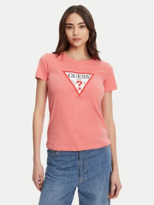 Guess T-Shirt W1YI1B I3Z14 Koralowy Regular Fit
