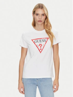 Guess T-Shirt W2BI69 K8FQ1 Biały Regular Fit