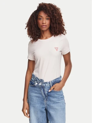 Guess T-Shirt W2YI44 J1314 Fioletowy jasny Slim Fit