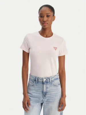 Guess T-Shirt W2YI44 J1314 Różowy Regular Fit