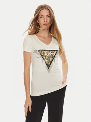 Guess T-Shirt W4BI18 J1314 Beżowy