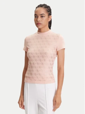 Guess T-Shirt W4BI26 J1314 Różowy Regular Fit