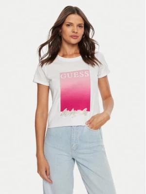 Guess T-Shirt W4BI30 JA914 Biały Regular Fit