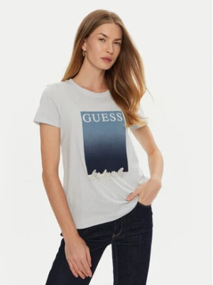 Guess T-Shirt W4BI30 JA914 Niebieski Regular Fit