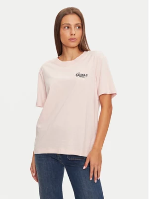 Guess T-Shirt W4BI55 K8HM0 Beżowy Oversize