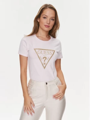 Guess T-Shirt W4RI69 J1314 Różowy Regular Fit