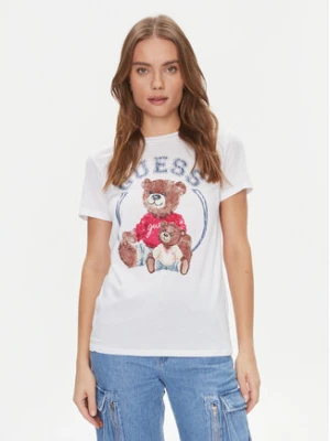 Guess T-Shirt W4RI86 K9SN1 Biały Regular Fit