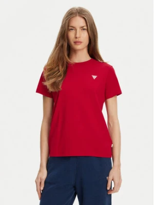 Guess T-Shirt W4YI10 J1314 Czerwony Regular Fit