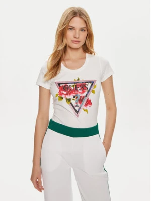 Guess T-Shirt W4YI71 J1314 Biały Regular Fit