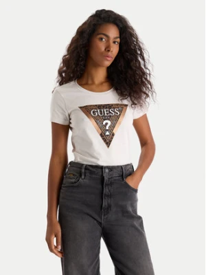 Guess T-Shirt W5BI28 J1314 Biały Slim Fit