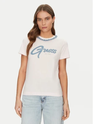 Guess T-Shirt W5GI03I3Z14 Różowy Regular Fit