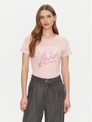 Guess T-Shirt W5GI05 I3Z14 Różowy Regular Fit