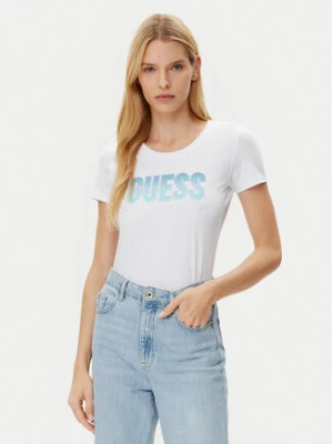 Guess T-Shirt W5GI14 J1314 Biały Regular Fit