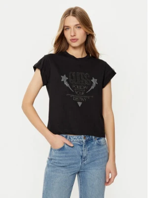 Guess T-Shirt W5RI06 I3Z14 Czarny Regular Fit