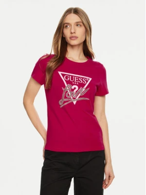 Guess T-Shirt W5RI10 I3Z14 Czerwony Regular Fit