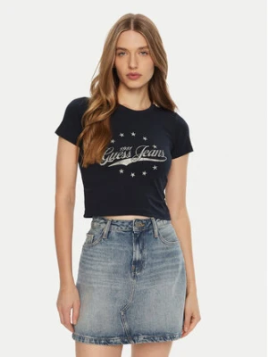 Guess T-Shirt W5RI59 J1314 Granatowy Regular Fit