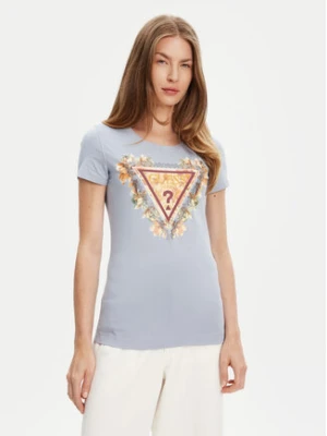 Guess T-Shirt W5YI08 J1314 Niebieski Regular Fit