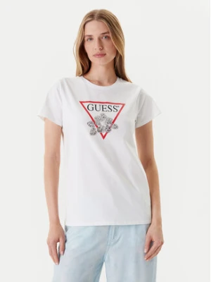 Guess T-Shirt W5YI38 I3Z14 Biały Regular Fit