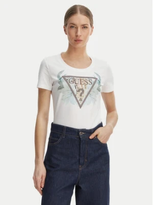Guess T-Shirt W6GI12 K3027 Biały Regular Fit
