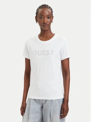 Guess T-Shirt W6GI15 K3035 Biały Regular Fit