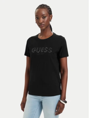 Guess T-Shirt W6GI15 K3035 Czarny Regular Fit