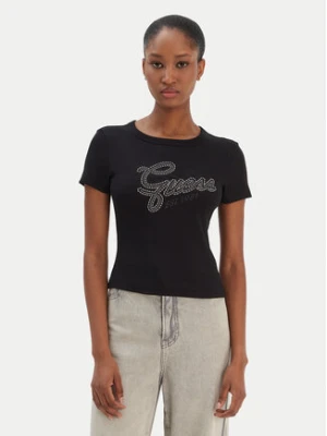 Guess T-Shirt W6RI22 KA0H1 Czarny Slim Fit