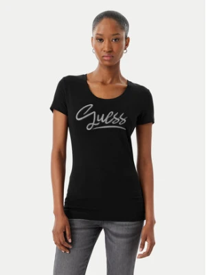 Guess T-Shirt W6RI24 J1314 Czarny Regular Fit